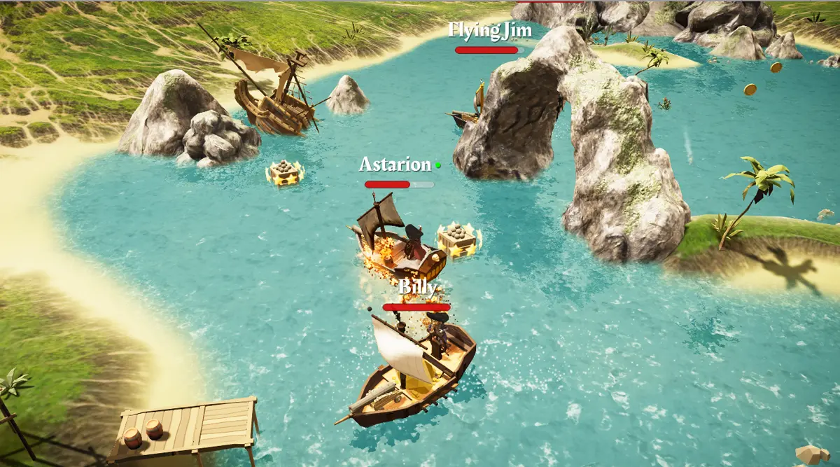 Cannon Pirates multiplayer screenshot